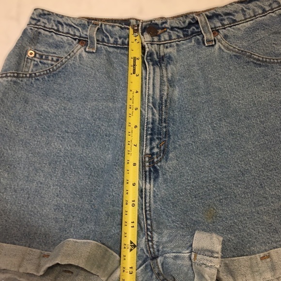 LEVI's Vintage Orange Tab 954 Denim Jeans Shorts - Picture 4 of 16